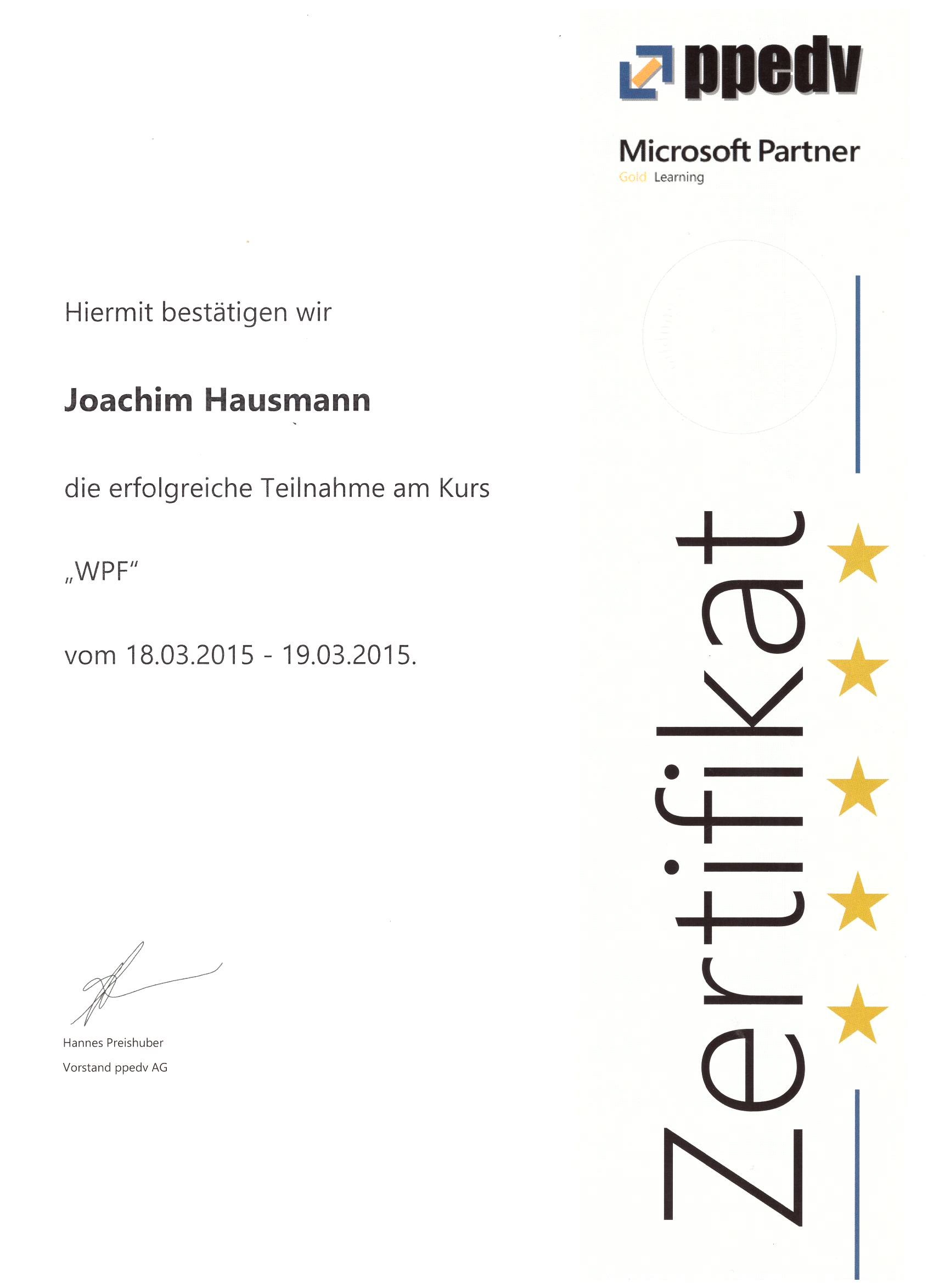 Windows Presentation Foundation Teil 1